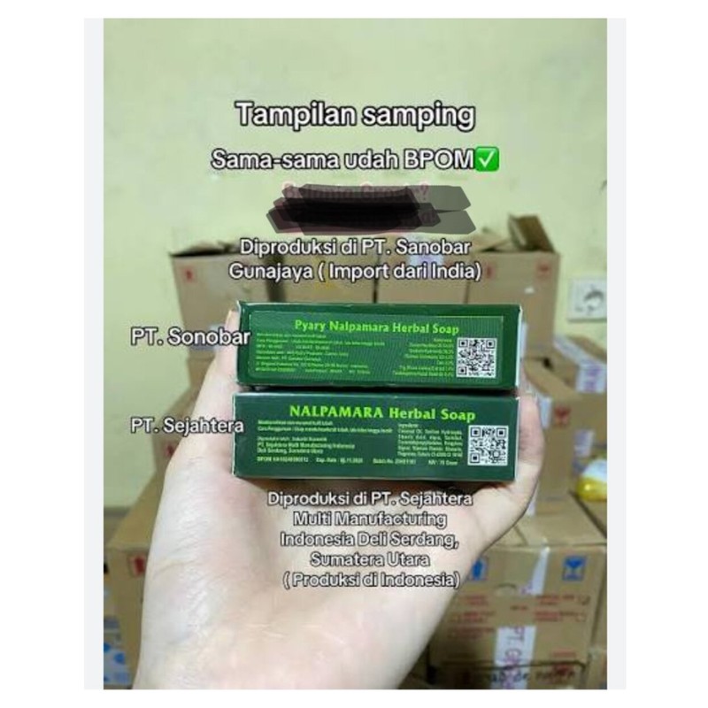 Nalpamara Herbal Soap Original 100% Pyary Sabun Dubai