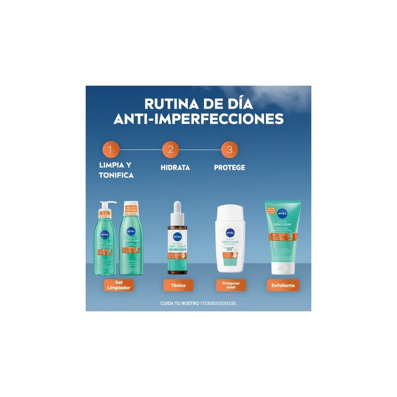 Nivea Fluido Diario Facial Derma Skin Clear Antiimperfeccion