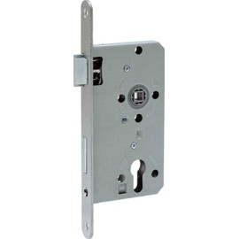 ABUS - Mortice Lock for Flat Doors ES PZ2 L S 5572 20-61705, Silver