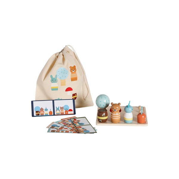 VERTBAUDET FSC® TU Wooden Tracking Game "Forest Friends"