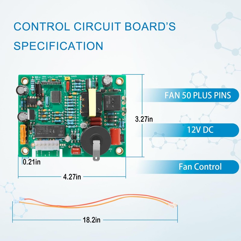 FAN 50 PLUS PINS for 12V DC Furnaces Universal Ignitor