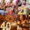ZUOKEMY 25th Birthday LED Light Numbers - Night Lit Party