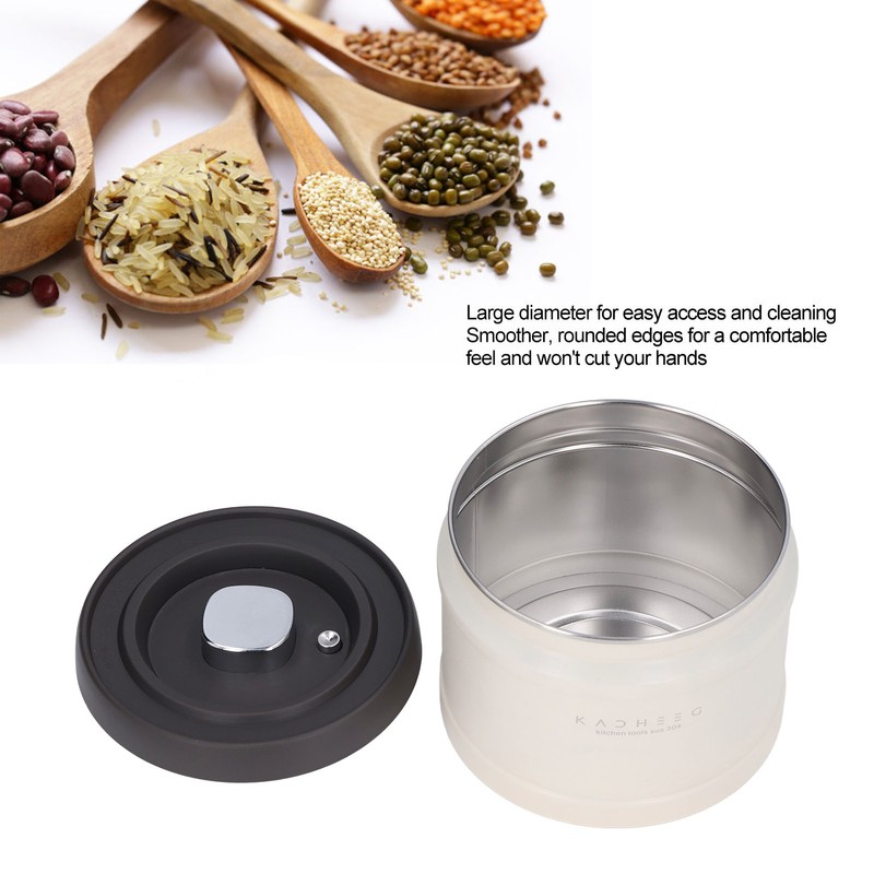 Vacuum Sealed Coffee Cans Large Diameter Good Sealing Stackable Stainless