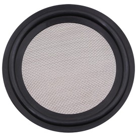 Dernord 1.5" Viton Sanitary Gasket w/ Stainless Screen - Tri Clamp Clover (60 Mesh)
