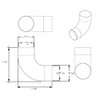 Big Horn 11312 3-Inch 90-Degree Elbow