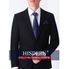 HISDERN TA3-01S Set of 3 Neckties and Pocket Squares, Luxury