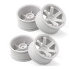 Chanmoo 1/10 RC Rally Racing Wheels 12mm Hex Hard Plastic