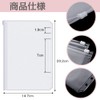 10 Binder Pockets A5 Clear Binder 6 Holes Zipper File