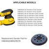 Sander Replacement Pads for Dewalt, 5 inch 8 Hole Hook