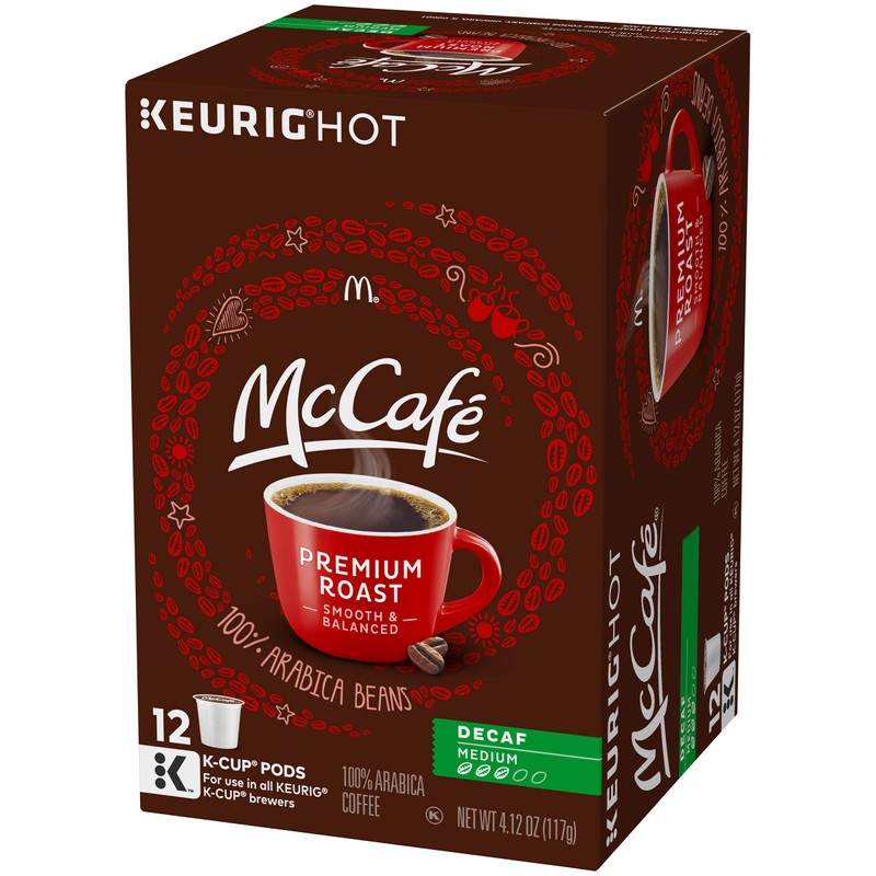 McCafe Decaf Premium Roast Keurig K-Cup, 12 ct