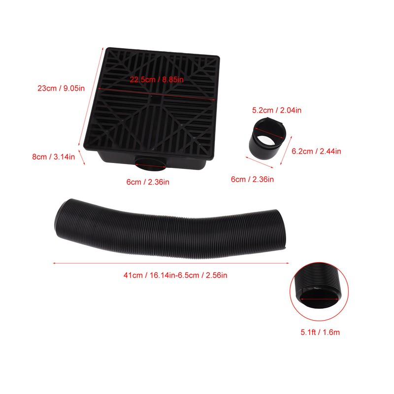 Gutter Downspout Extensions Catch Basin Low Profile Downspout Extender Flexible