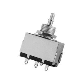 DIAO79NI Guitar 3 Way Toggle Switch, Metal Enclosed 3 Way Selector Switch with Knob Replacement Part for Style Electric Guitar, Vintage Cream