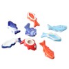 Vctitil 8Pcs/set Chopsticks Holder Ceramic Chopstick Rest Fish Shape Chopsticks