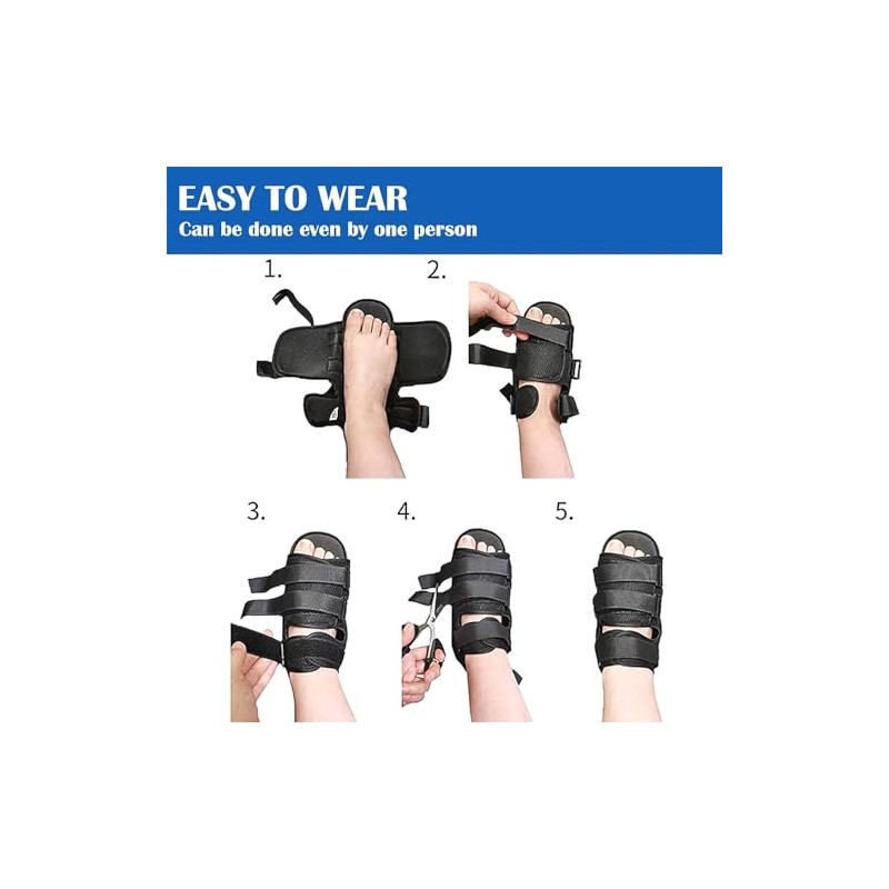 Post Op Recovery Shoe Adjustable Medical Walking Shoe Forefoot Off-Loading