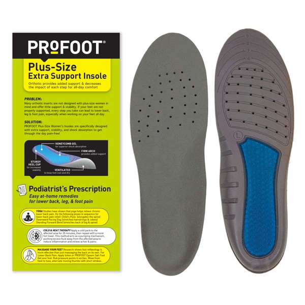 Profoot Plus Size Extra Support Insole for Women