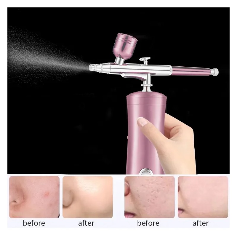 PAKISS Water Light Handheld Nano Spray Facial Oxygen Injection Instrument
