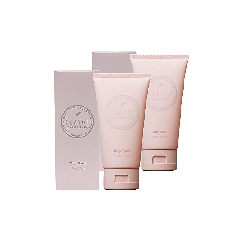 CLAYGE Pink Clay Pack, 3.9 oz (110 g), Face Pack,