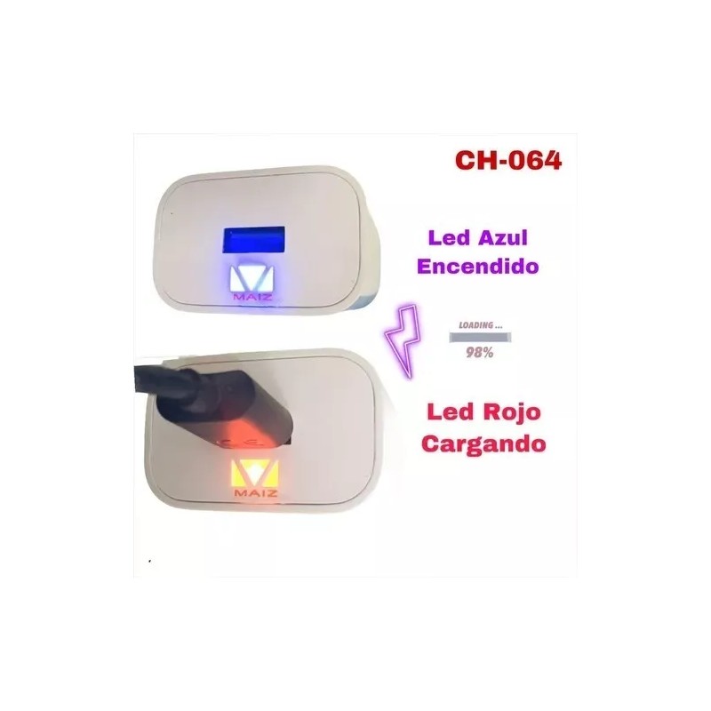 Maíz Cargador Portatil Usb Carga Rapida Pared Portatil Universal