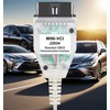 Washinglee OBD2 Diagnostic Cable Enhanced for Toyota Lexus Scion, USB