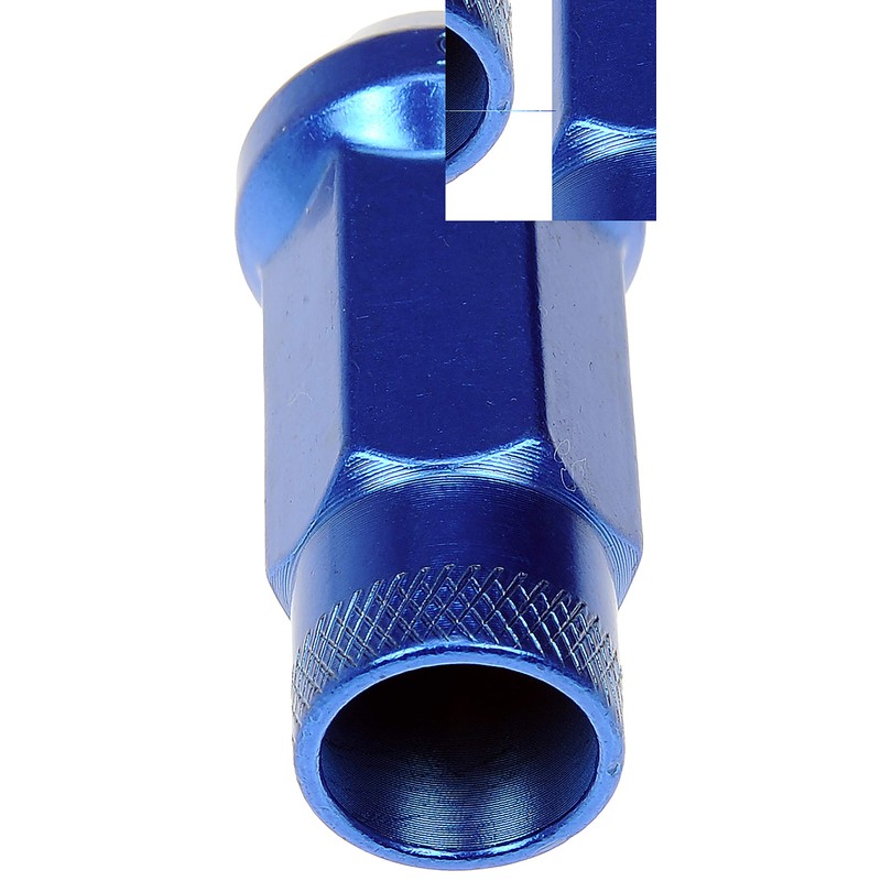 Dorman 713-385D Blue Open End Knurled Wheel Nuts Compatible with