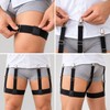 Adjustable Shirt Stays for Men – Elastic Shirt Holders with