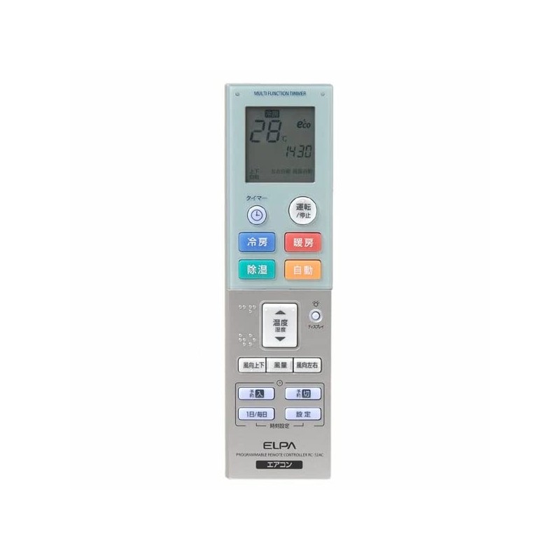 ELPA RC-32AC Air Conditioner Remote Control, Compatible with Major Domestic