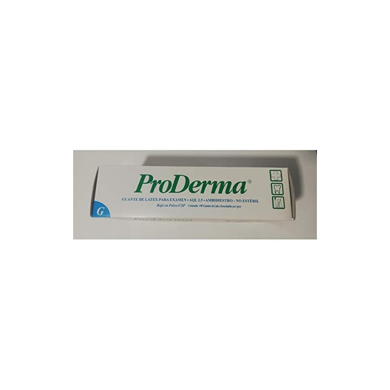 PRODERMA Guante DE Latex NO ESTERIL Grande