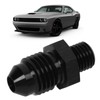 1 Pair AN4 to M8 Oil Cooler Fitting Adapter Black