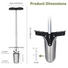 CRAFTZONE Bulb Planter Tool with Long Handle and Foot Pedal