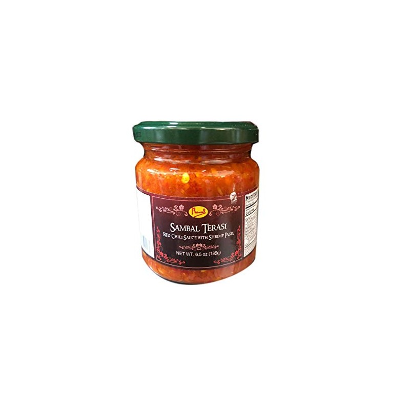 Red Chili Sauce With Shrimp Paste (Sambal Terasi) - 6.5oz