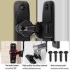 Door Bolt Stainless Steel 90°/180° Sliding Door Lock Black for