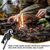 2 Pcs Survival Flint, Flint and Steel, Fire Starter Kit,