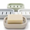 Plastic Soap Dish with Drain, Soap Box for Bathroom Shower,