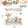 Kotkiddy Pack of 20 Wild Animals Napkins - Safari Baby