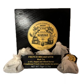 Mariage Freres - French Breakfast Tea - Box of 30 Traditional French Muslin Tea Sachets