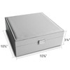 Frebeauty Earring Organizer Classic Jewelry Box 50 Slots Double Layer