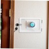 TEHAUX Transparent Wall Mounted Thermostat Lock Box Keyed Protective Cover