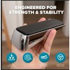 Strongest Home Heavy Duty Door Stopper Wedge 2-Pack Chrome –