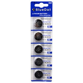 BlueDot Trading Lithium Batteries, 3 Volts Coin Cell Lithium Batteries Ideal for Watches, Flameless Candles, Car Key fobs, and Other Electronic Devices, 15 Pack CR2032