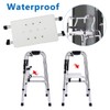 Attachable Folding Walker Seat – Adjustable Rest Seat for Walkers,