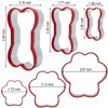 Dog Treats Cookie Cutter Set 6Pcs - Dog Bone &