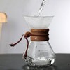 Pour Over Coffee Maker 400ml Double Layer Filter V Spout