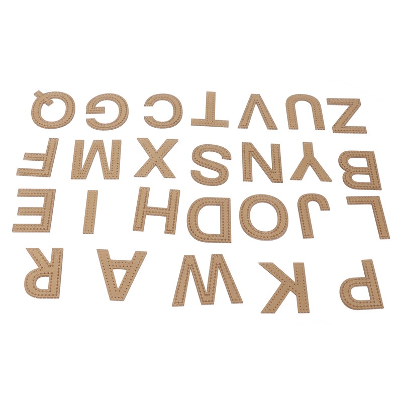 Keychain Templates DIY Transparent Acrylic LetterShape Craft Tools with Protective