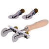 Tagliapasta Puff Pastry Cutter with 2 Adjustable Smooth Blades +