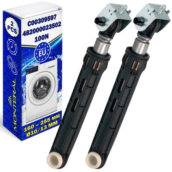 Pack of 2 Shock Absorbers Washing Machine 100N Diameter 10/13