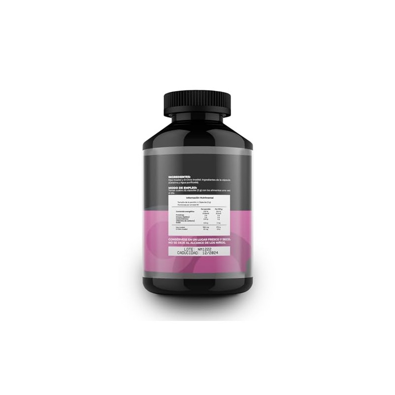 Inositol Natural Myo Chiro 240 Cápsulas 500 Relación Suplemento Origen