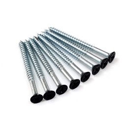 Hinge Outlet Black Wood Screws 9 X 2 1/4 Inch for Residential Door Hinges - 24 Pack