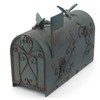 MEIYIHUI Heavy Duty Galvanized Steel Mailbox Post, Rural Mail Box