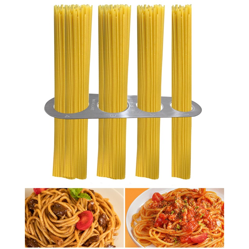 Stainless Steel Spaghetti Measurer Tool YQBOOM 2Pcs Pasta Portion Tool