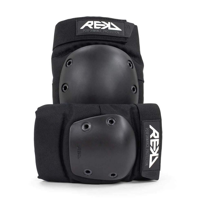 Rekd Ramp Double Pad Set Protection Set, Adult, Unisex, Black
